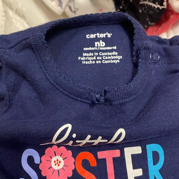 Little Sister sleepers and onesie Size NB - Picture 8 of 14